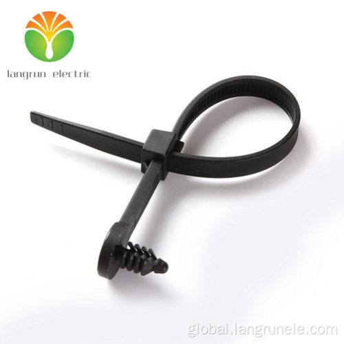 1-Piece Fir Tree Cable Tie 15517703 Nylon Cable Tie With Fir Tree Mount Factory